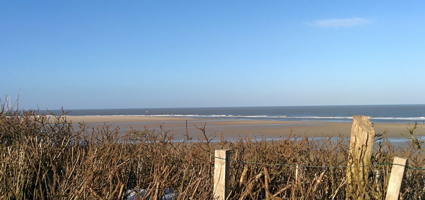 Ausblick über den Strand im Norden von Spiekeroog