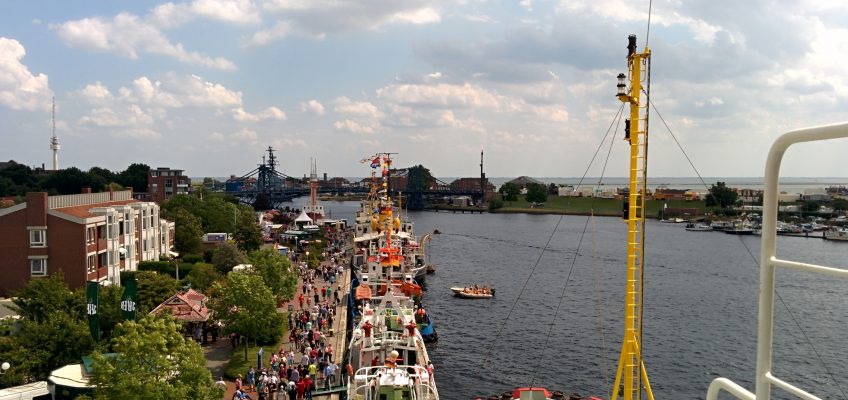 Wochenende an der Jade 2014, Bontekai Blickrichtung KW-Brücke